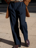 Elegante Straight-Leg Anzughose