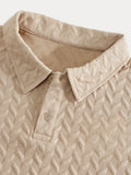 Lässiges Set mit Jacquard-Struktur