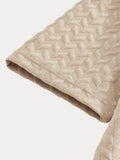 Lässiges Set mit Jacquard-Struktur