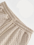 Lässiges Set mit Jacquard-Struktur