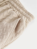 Lässiges Set mit Jacquard-Struktur