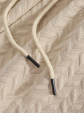 Lässiges Set mit Jacquard-Struktur
