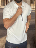 Klassisches weiches strukturiertes Poloshirt
