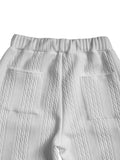 Athleisure Jacquard-Set mit Zopfmuster