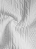 Athleisure Jacquard-Set mit Zopfmuster
