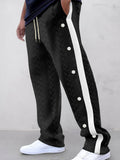 Modische Jacquard-Strukturhose