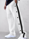 Modische Jacquard-Strukturhose