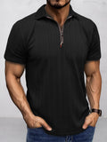 Atmungsaktives Sommer-Strick-Poloshirt