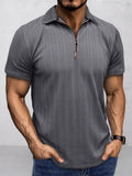 Atmungsaktives Sommer-Strick-Poloshirt