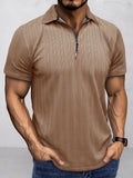 Atmungsaktives Sommer-Strick-Poloshirt