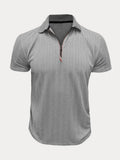 Atmungsaktives Sommer-Strick-Poloshirt