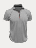 Atmungsaktives Sommer-Strick-Poloshirt