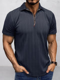 Atmungsaktives Sommer-Strick-Poloshirt