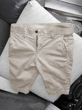 Lässige Business Gerade Baumwoll-Shorts