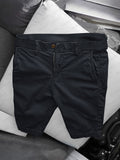 Lässige Business Gerade Baumwoll-Shorts