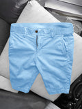 Lässige Business Gerade Baumwoll-Shorts
