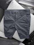 Lässige Business Gerade Baumwoll-Shorts