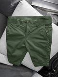 Lässige Business Gerade Baumwoll-Shorts