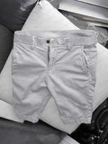 Lässige Business Gerade Baumwoll-Shorts