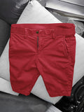 Lässige Business Gerade Baumwoll-Shorts
