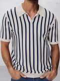 Urban Casual Gestreiftes Strick-Top