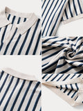 Urban Casual Gestreiftes Strick-Top