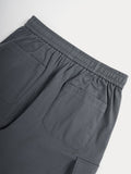 Relaxed Fit Utility Cargo-Shorts