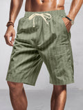 Casual 100% Baumwolle Gestreifte Shorts