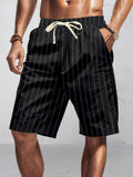 Casual 100% Baumwolle Gestreifte Shorts
