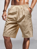 Casual 100% Baumwolle Gestreifte Shorts
