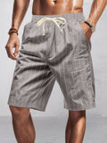 Casual 100% Baumwolle Gestreifte Shorts