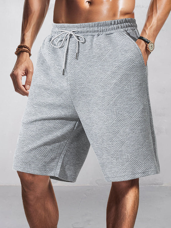 Stilvolle Jacquard-Strukturierte Shorts