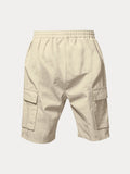Klassische Atmungsaktive Baumwoll-Cargo-Shorts