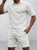 Smart Casual Set mit Jacquard Struktur