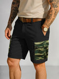 Modische Cargo-Shorts mit Camouflage-Details