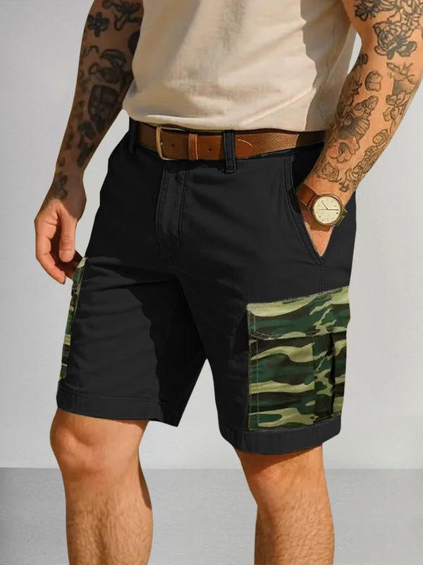 Modische Cargo-Shorts mit Camouflage-Details