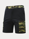 Modische Cargo-Shorts mit Camouflage-Details