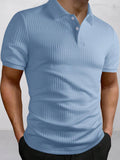 Stilvolles Polo-Shirt mit Jacquard-Struktur
