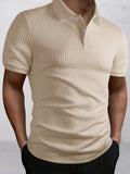 Stilvolles Polo-Shirt mit Jacquard-Struktur
