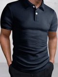 Stilvolles Polo-Shirt mit Jacquard-Struktur