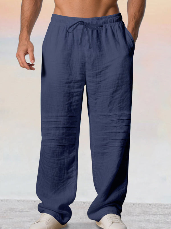 Casual 100% Baumwolle Kordelzug-Hose
