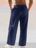Casual 100% Baumwolle Kordelzug-Hose