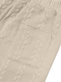 Casual Loose Fit Jacquard-Jogginghose