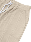 Casual Loose Fit Jacquard-Jogginghose
