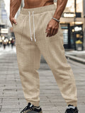 Casual Loose Fit Jacquard-Jogginghose