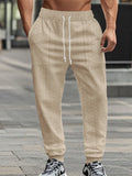 Casual Loose Fit Jacquard-Jogginghose