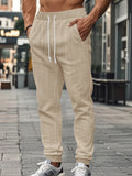 Casual Loose Fit Jacquard-Jogginghose
