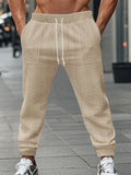 Casual Loose Fit Jacquard-Jogginghose