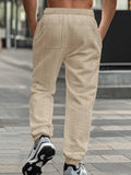 Casual Loose Fit Jacquard-Jogginghose