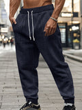 Casual Loose Fit Jacquard-Jogginghose